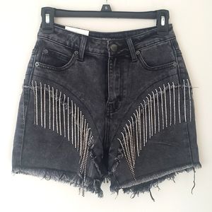 Rhinestone shorts